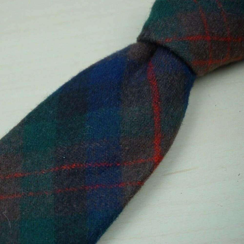 Pendleton Junipet Admiral Cherry Red Tartan tie